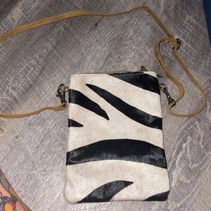 crossbody zebra bag